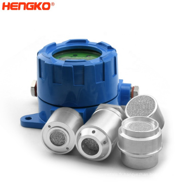 Hengko Custom Explosion Proof Capteur Gas Capteur avec boîtier de capteur de gaz poreux pour la protection de la détection